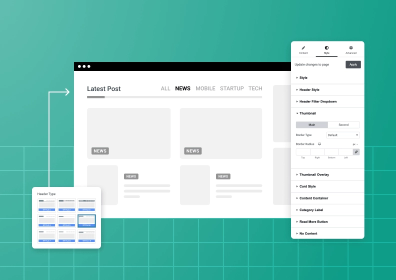 expanded design options