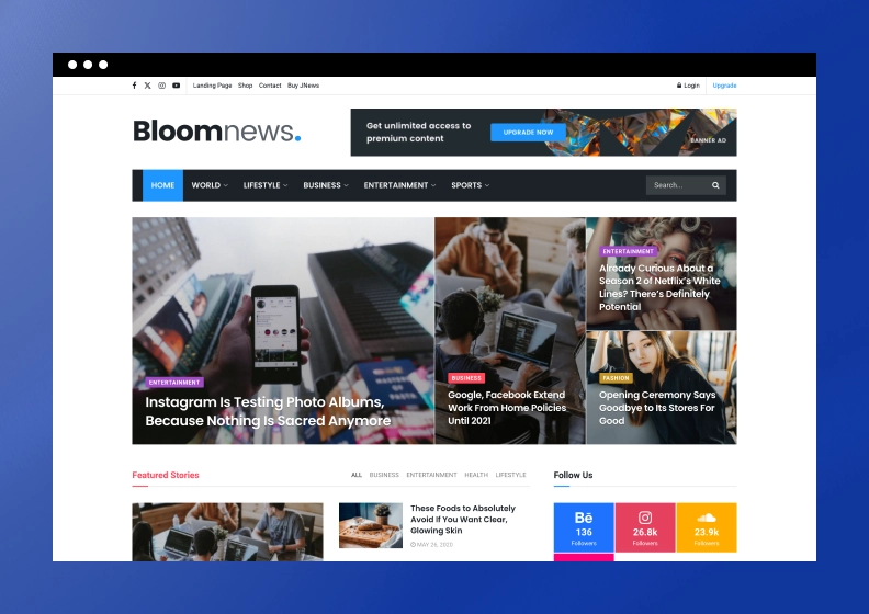 bloomnews theme