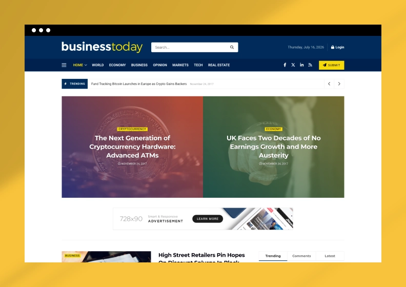 businesstoday theme