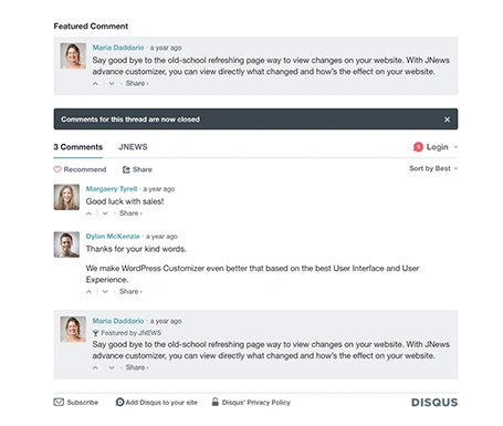 disqus comment