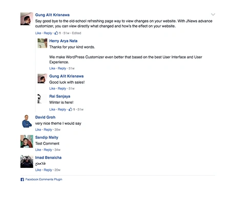facebook comment