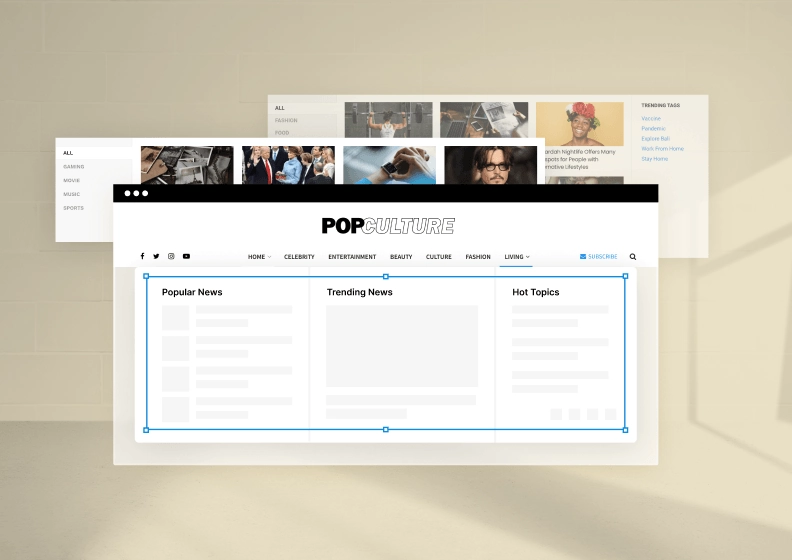 graphic mobile design