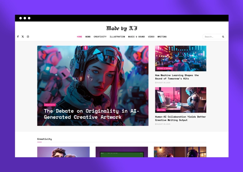made by ai theme