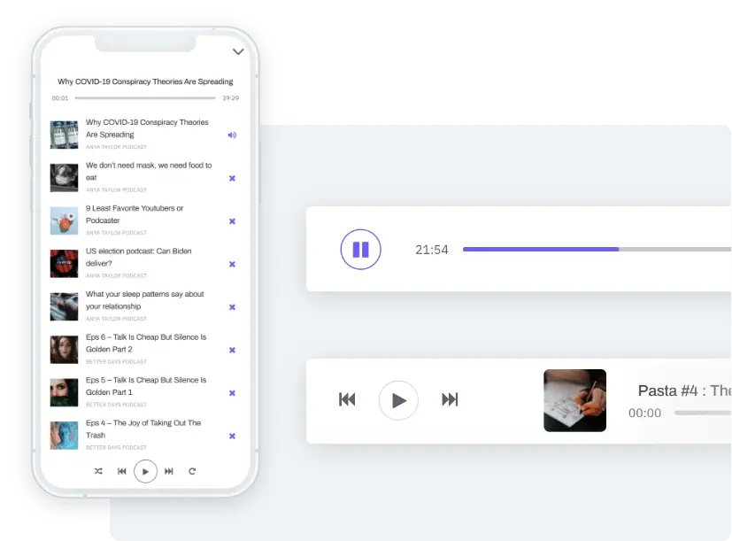 podcast player