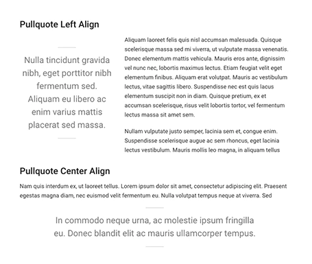 pullquote shortcode