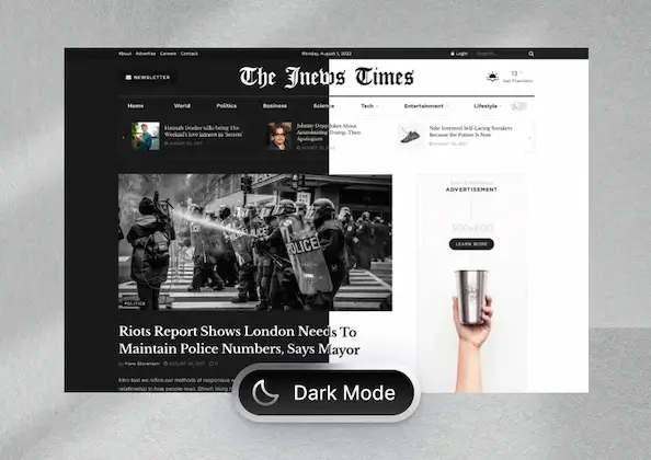 reader dark mode