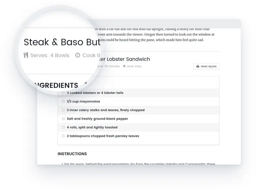 recipe meta