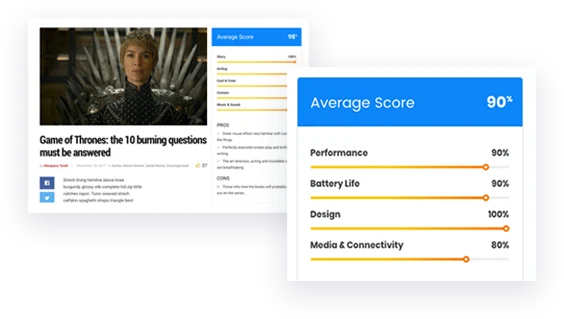 review sidebar