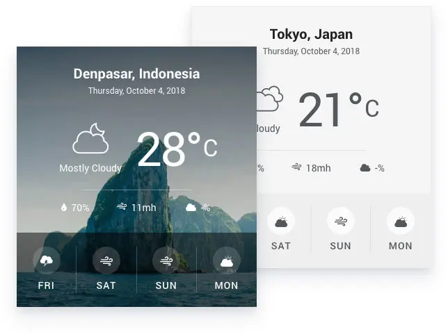 weather widget